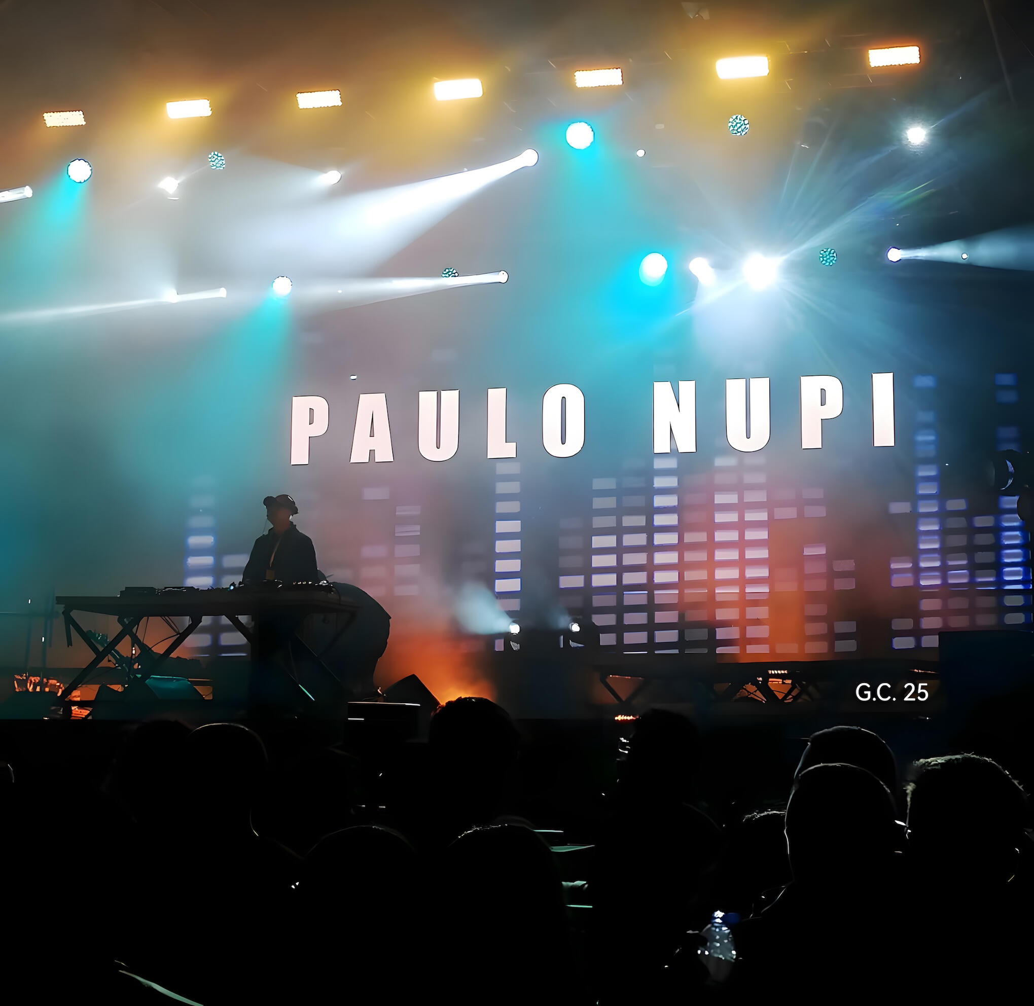 Paulo Nupi DJ set live performing live electronic music festival main stage